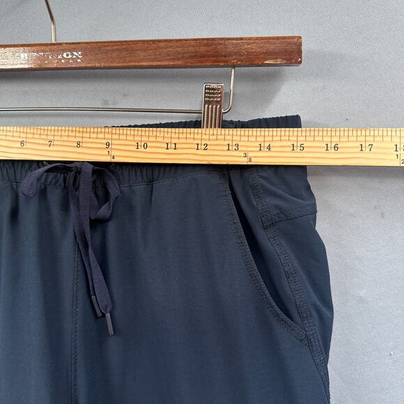 Eddie Bauer Pants Size 6 Blue Ankle Fleece Lined Cargo Pull On Jogger Athleisure - Picture 13 of 16